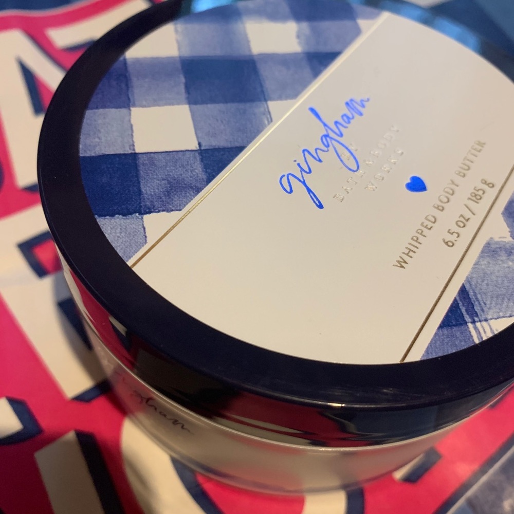 🌼NEW! Gingham B&BW Whipped Body Butter